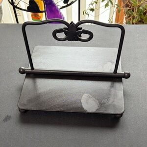 Longaberger Elegant Black Metal Napkin Holder